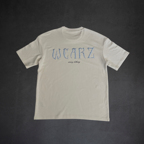 Heavy oversized t shirt Ivory